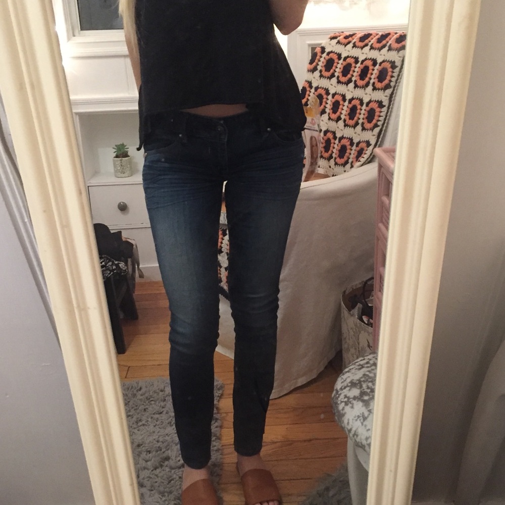 Express blue jeans size 0